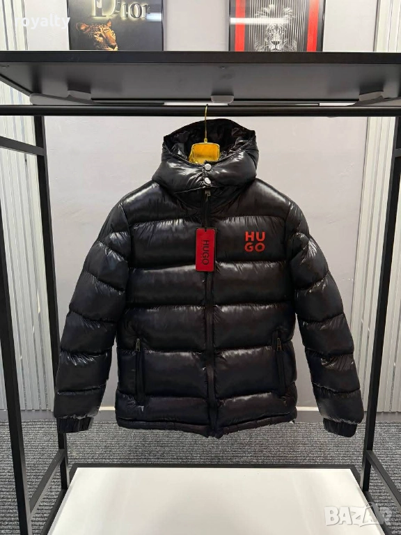 Hugo Boss Черно Зимно Мъжко Яке , снимка 1