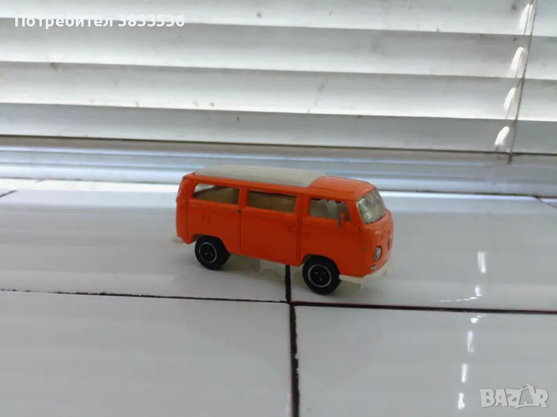 Matchbox VW T2 Bus 1970 метално моделче количка на Мачбокс, снимка 1