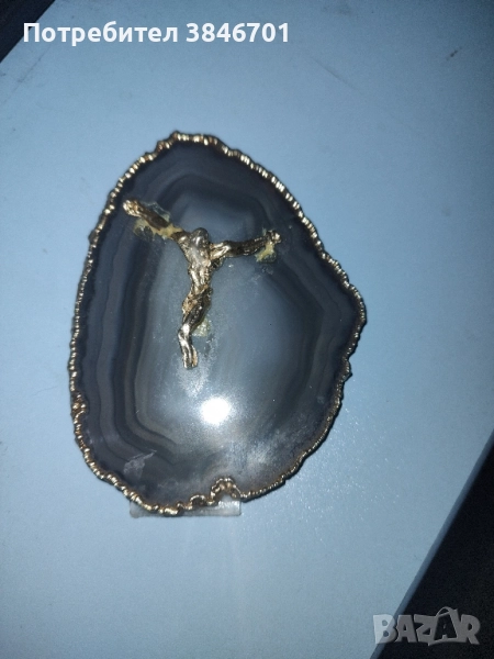 плочка естествен камък ахат ръчна изработка , снимка 1