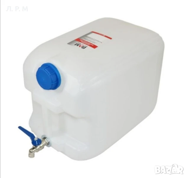 Туба за вода с метално кранче 20л, казанче за вода , снимка 1