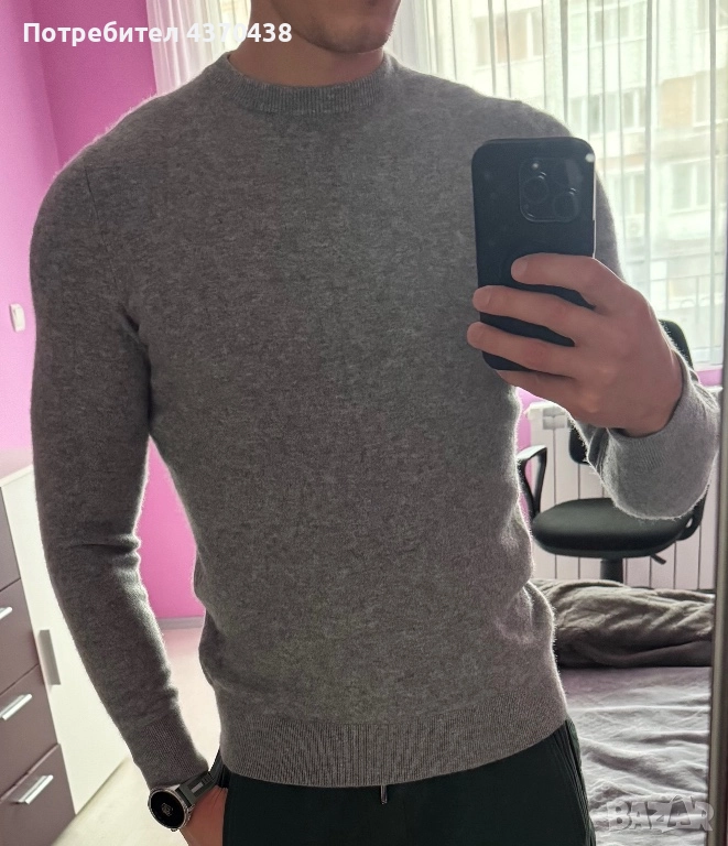 Мъжки пуловер 100% Кашмир C&A, снимка 1