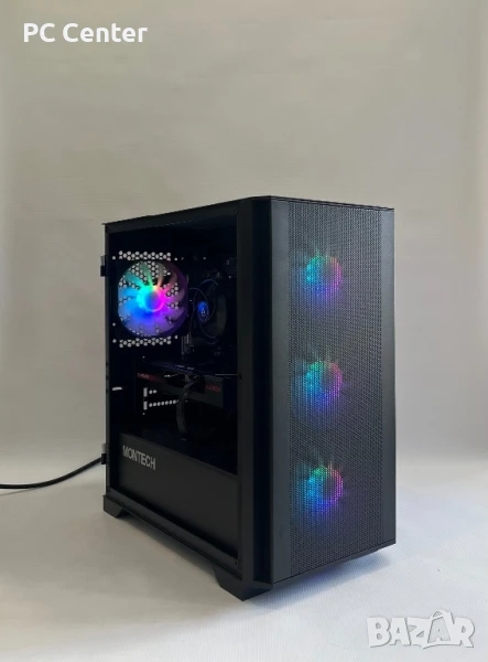 Гаранция! Геймърски компютър AMD Ryzen 5 5500 AMD RX 7600 8GB 16GB Ram, снимка 1