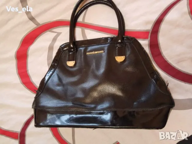 черна чанта roccobarocco, снимка 1
