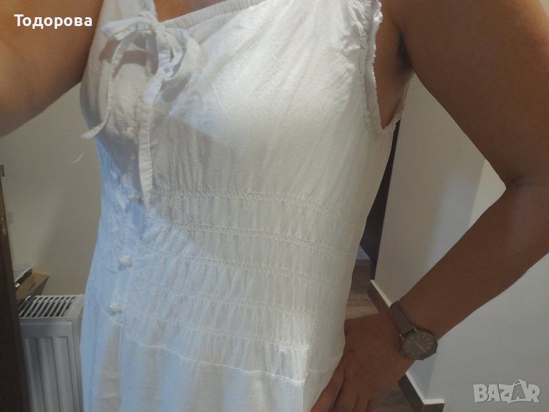 Дълга бяла рокля , снимка 1