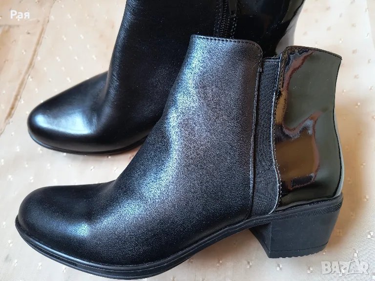 Кожени обувки Bluegenex / Боти , снимка 1