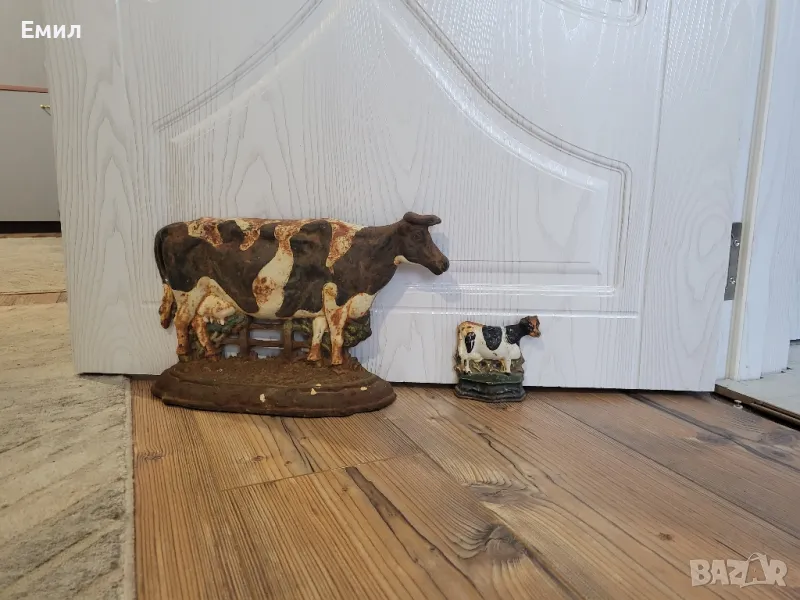 Лот стари стопери за врата лято желязо , снимка 1