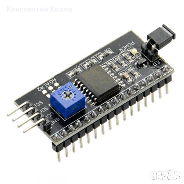 I2C МОДУЛ ЗА ДИСПЛЕЙ LCD 16X2, 16X4, снимка 1