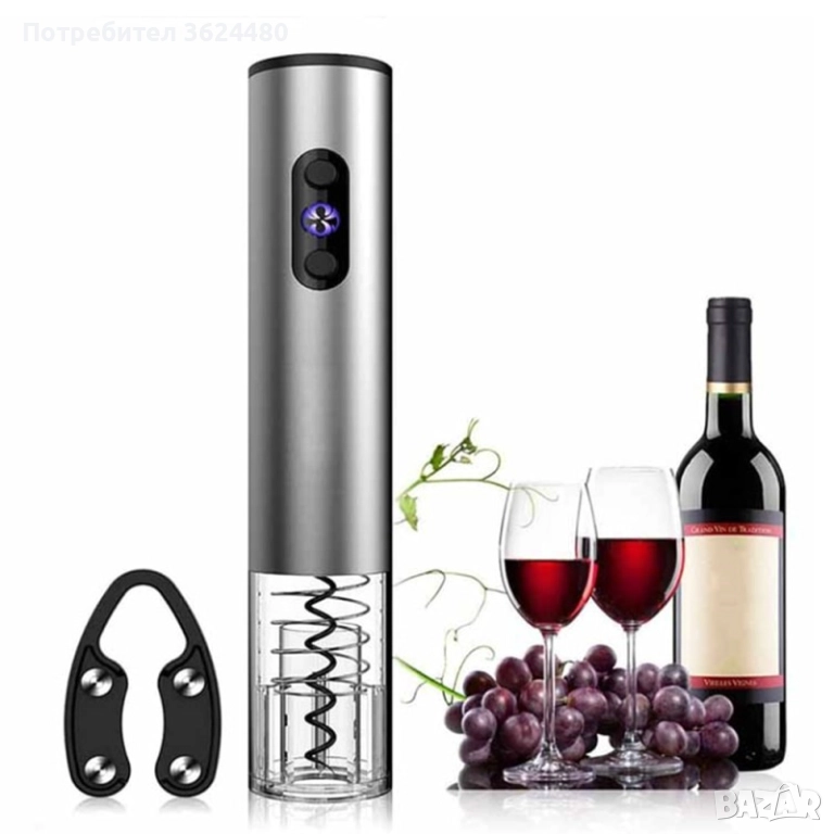 Тирбушон за Вино на Батерии 4566, снимка 1