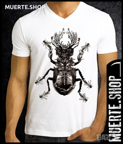 Тениска с щампа BEETLE, снимка 1
