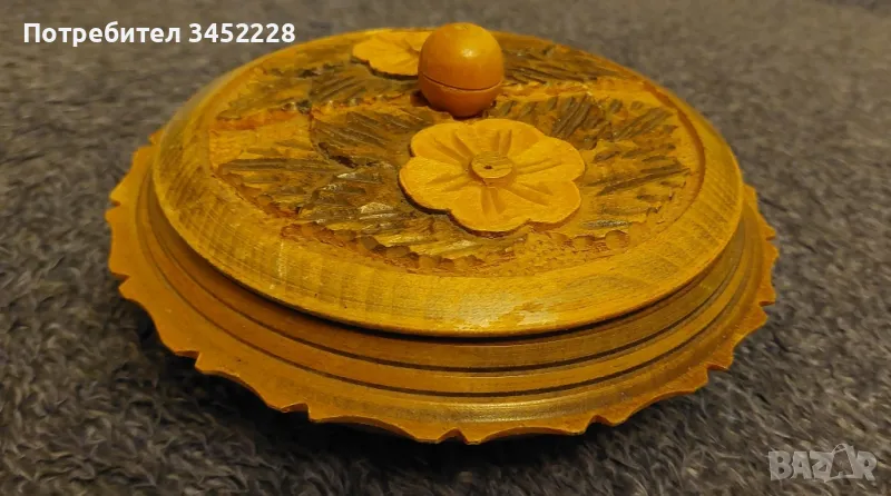 дърворезба кутия за ценители отлична , снимка 1