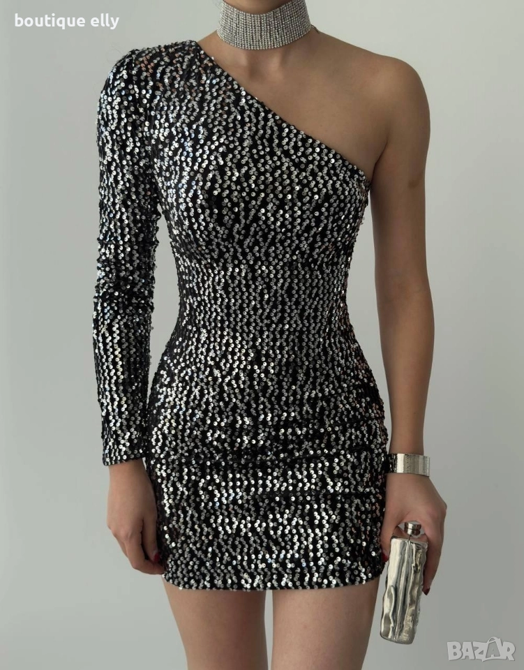 дамска рокля с пайети, снимка 1