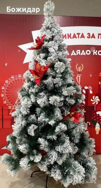 Снежни коледни елхи, снимка 1