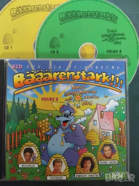Оригинален двоен диск компилация CD1 + CD 2 - Bääärenstark!!! Folge 8, снимка 1