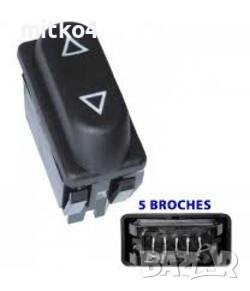 бутон за ел.стъкла за пежо 94800, снимка 1