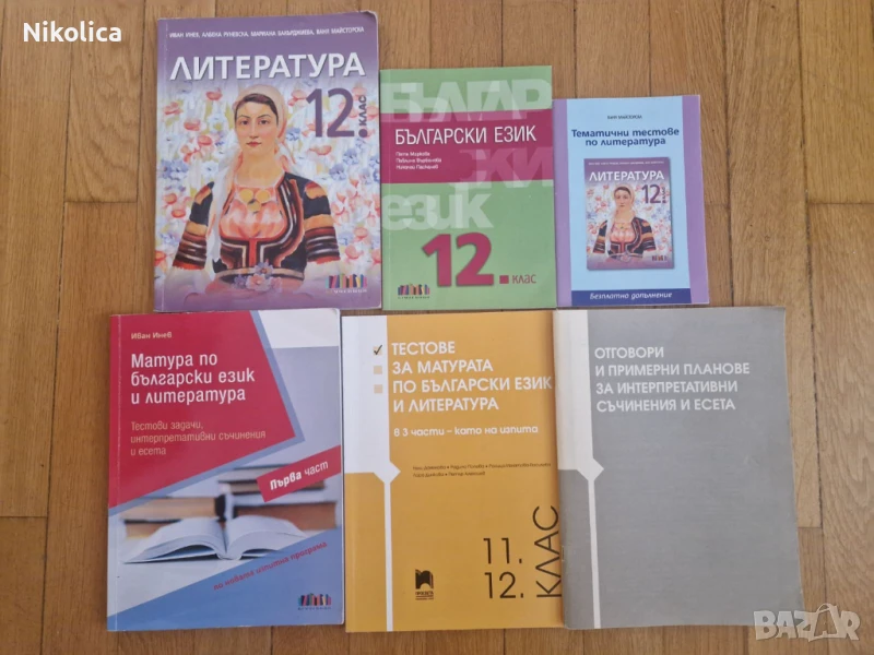 Учебници за 12 клас и помагала за ДЗИ, снимка 1