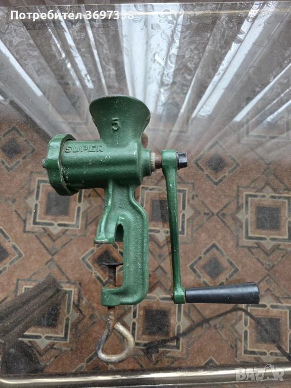 Ръчна машина за мелене на месо, снимка 1