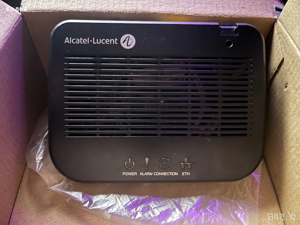 Alcatel‑Lucent G‑010G‑P Fiber Optic → Ethernet конвертор, снимка 1