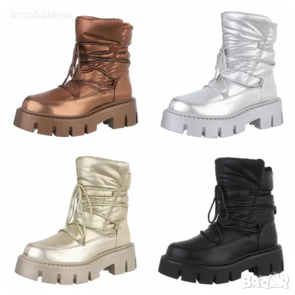 Зимни дамски боти, 3цвята , снимка 1