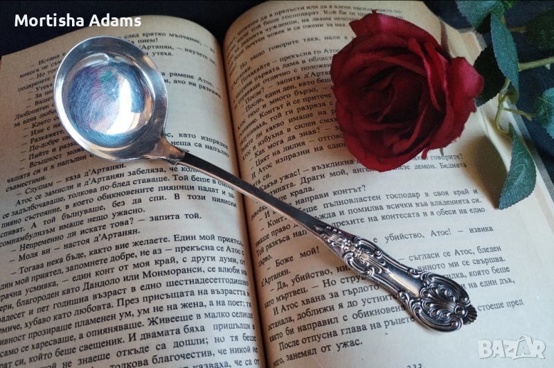 Посребрено черпаче, снимка 1