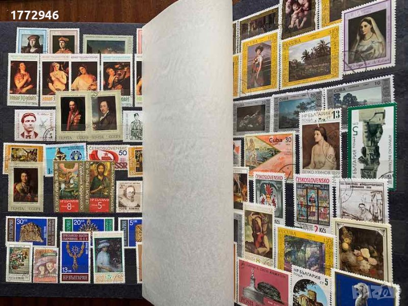 Албум голям класьор с 429 марки, снимка 1