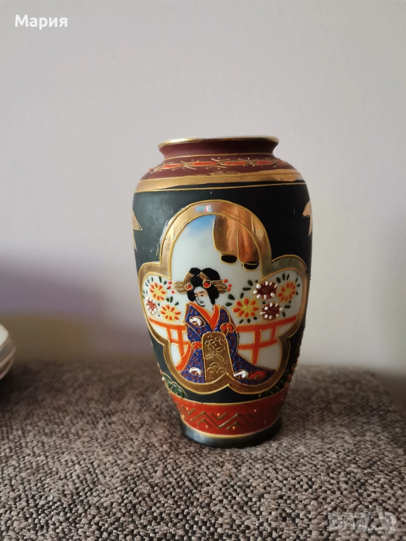 Порцеланова ваза Сатцума, снимка 1