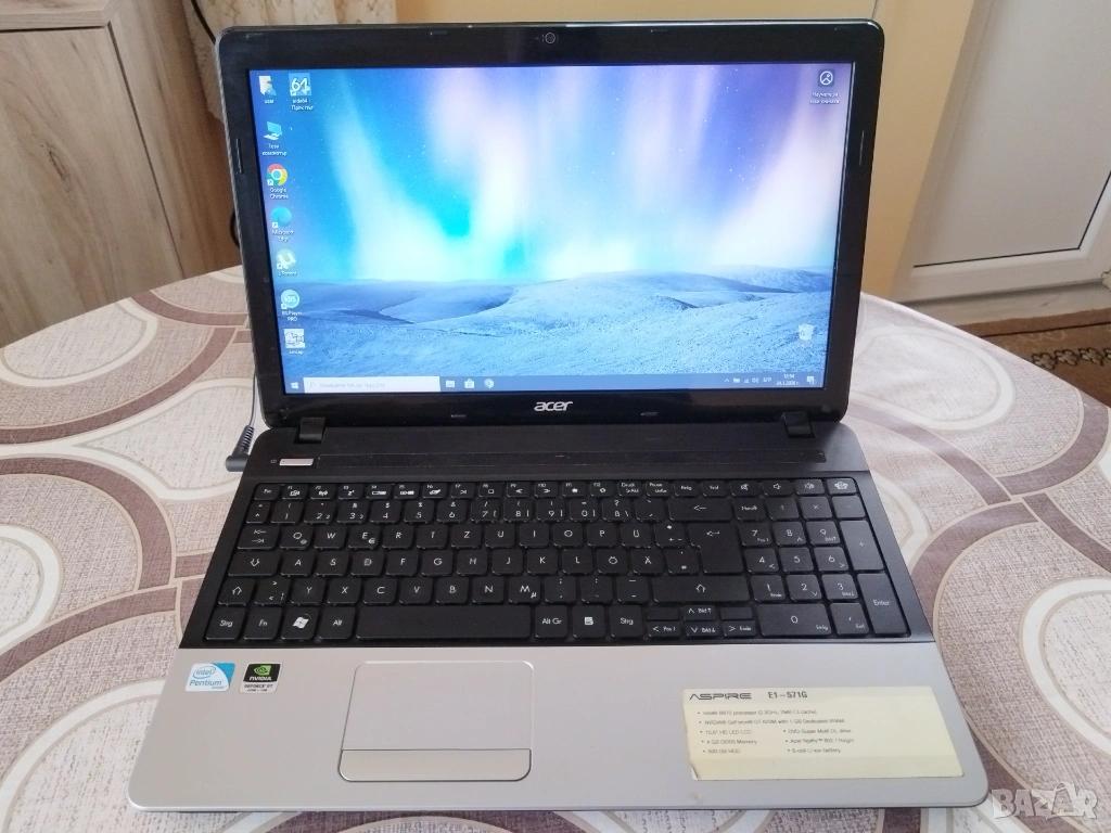 Лаптоп Acer Aspire E1-571G, снимка 1
