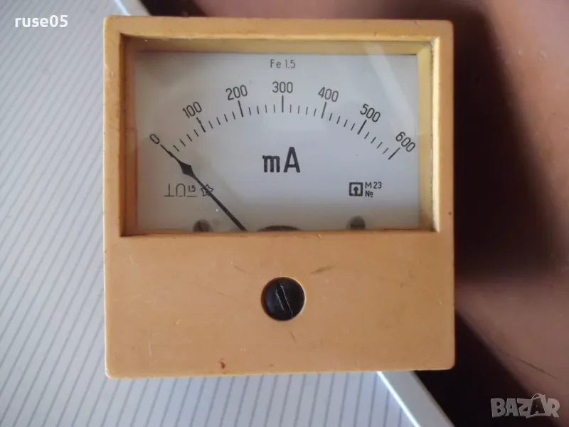 Амперметър "М23" от соца работещ, снимка 1