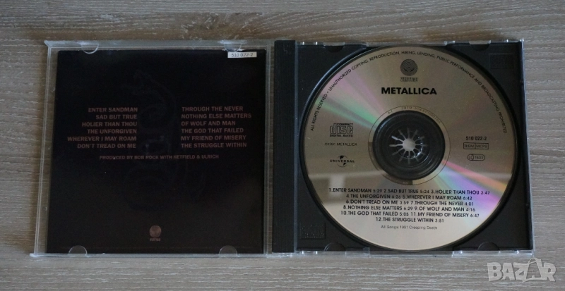Metallica- The Black Album, снимка 1