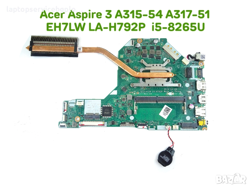Acer Aspire 3 A315-54 A317-51 Дънна платка EH7LW LA-H792P i5-8265U, снимка 1
