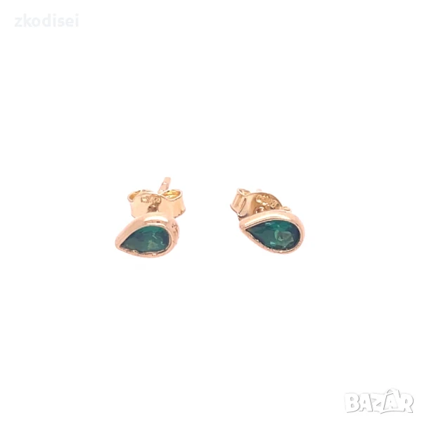 Златни обеци 0,88гр. 14кр. проба:585 модел:32185-2, снимка 1