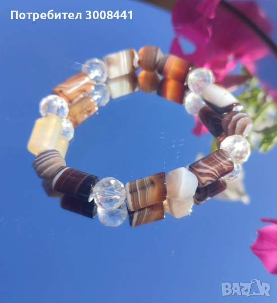 ГРИВНА ⚜БЛАГОПОЛУЧИЕ⚜    ОТ АХАТ БОТСВАНА И ФАСЕТИРАН ПЛАНИНСКИ КРИСТАЛ 5А, снимка 1