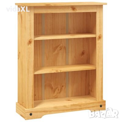 vidaXL Библиотека с 3 рафта мексикански бор стил Корона 81x29x100 cм(SKU:243745, снимка 1