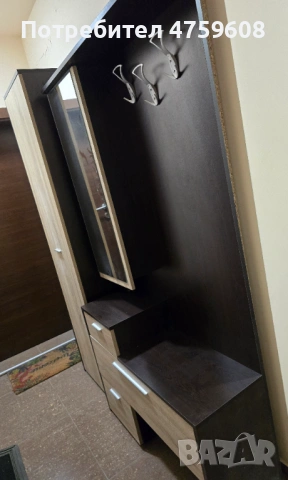 Портманто-Венге -Сахара, снимка 5 - Шкафове - 53765274