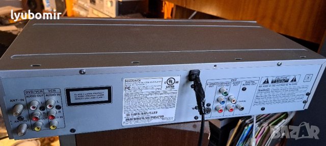 Magnavox DVD-VHS, снимка 7 - Плейъри, домашно кино, прожектори - 40619031