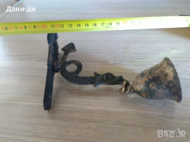 Камбана, звънец, хлопка месинг (бронз) от колекция , снимка 7 - Антикварни и старинни предмети - 42938573