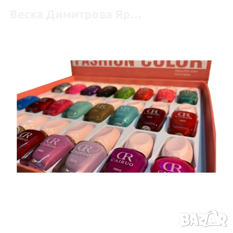 Комплект 24 бр. лакове за нокти CR CAIRUO, снимка 6 - Продукти за маникюр - 44681881