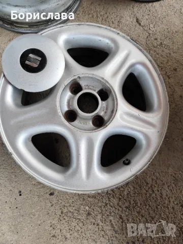 Алуминиеви джанти 4бр за Сеат 15" 4х100, снимка 2 - Гуми и джанти - 50046315