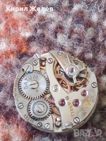 Механизъм с циферблат от стар ръчен часовник 51406, снимка 8 - Мъжки - 52262521