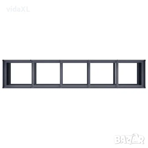 vidaXL Кашпа, антрацит, 200x40x80 см, студеновалцувана стомана, снимка 5 - Саксии и кашпи - 56148269