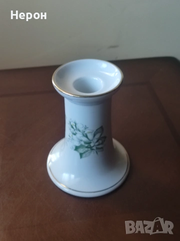 Порцеланов свещник Колекционерски!, снимка 4 - Колекции - 53652616