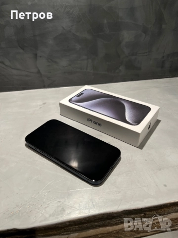 КАТО НОВ Iphone 15 Pro 256 GB Blue Titanium, снимка 6 - Apple iPhone - 52887687