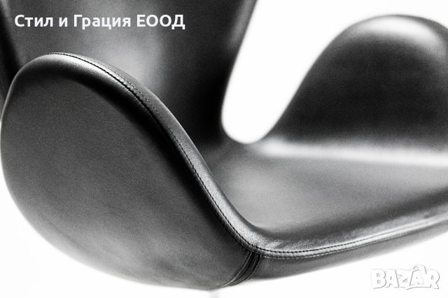 Фризьорски стол BOB ROUND - черна основа, снимка 2 - Фризьорски столове - 41668423