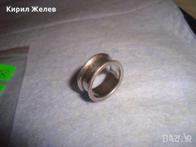 СРЕБЪРНА АРТ ДИЗАЙНЕРСКА ХАЛКА ПРЪСТЕН МАСИВНО СРЕБРО 925 БУТИКОВО БИЖУ 25988, снимка 10 - Пръстени - 35950814