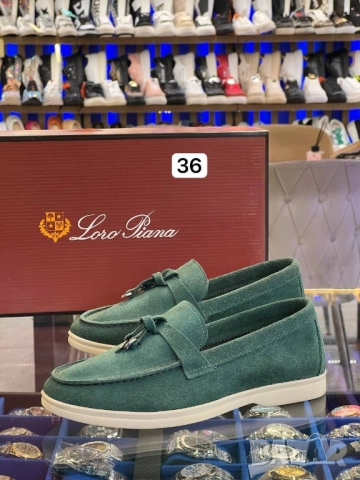 мокасини от естествен велур / кожа loro piana , снимка 6 - Маратонки - 51830186