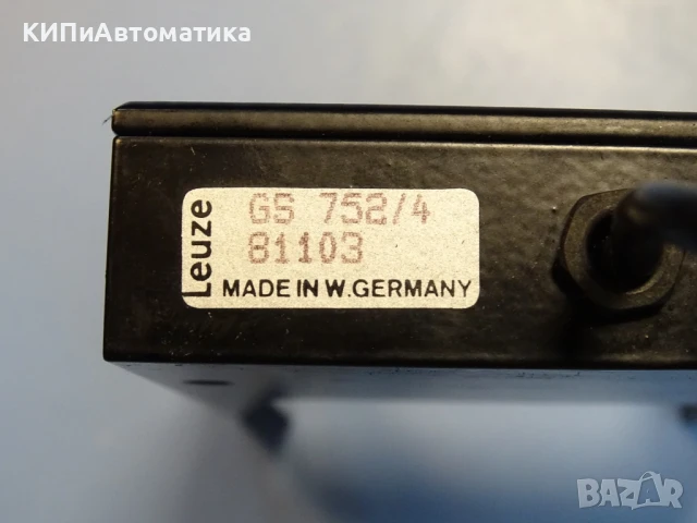 фотоелектрически сензор Leuze Electronic GS 752/4 Forked Photoelectric sensor, снимка 8 - Резервни части за машини - 50909355