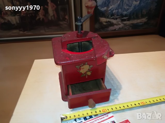 РЕТРО МЕЛНИЦА-ГОЛЯМА ОТ ГЕРМАНИЯ 2911221523, снимка 11 - Антикварни и старинни предмети - 38840152