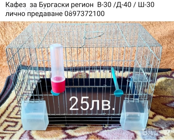 Много запазени кафези за всякакви пойни птички 