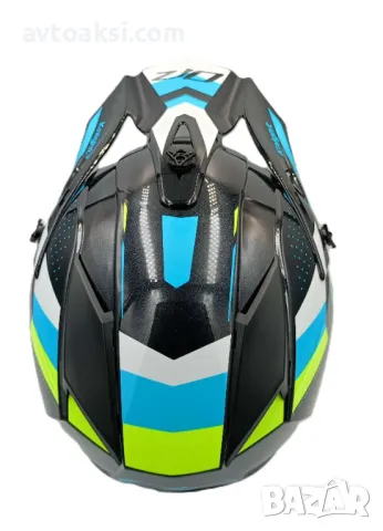 Каска Крос Мотор/Скутер/Бъги/Вело/АТВ-4242, снимка 4 - Аксесоари и консумативи - 49747969