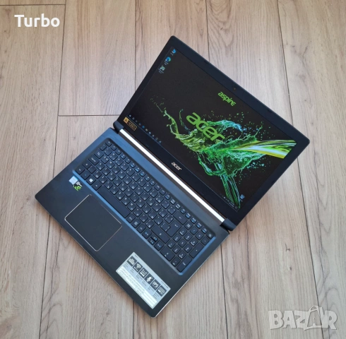 15.6' IPS Acer Aspire 7 Core i5-7300HQ/GTX 1050Ti 4GB GDDR5/12GB/512GB, снимка 2 - Лаптопи за игри - 53419834