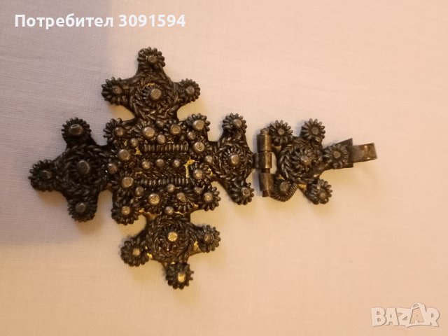 Етиопски православен коптски кръст на панти, античен ръчно изработен християнски медальон, снимка 9 - Други ценни предмети - 41868626